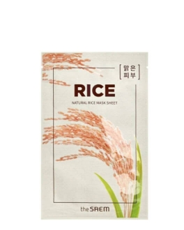 the SAEM Mască din țesătură pentru față Natural Rice, 1 buc