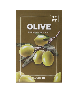 the SAEM Маска тканевая для лица Natural Olive, 1 шт